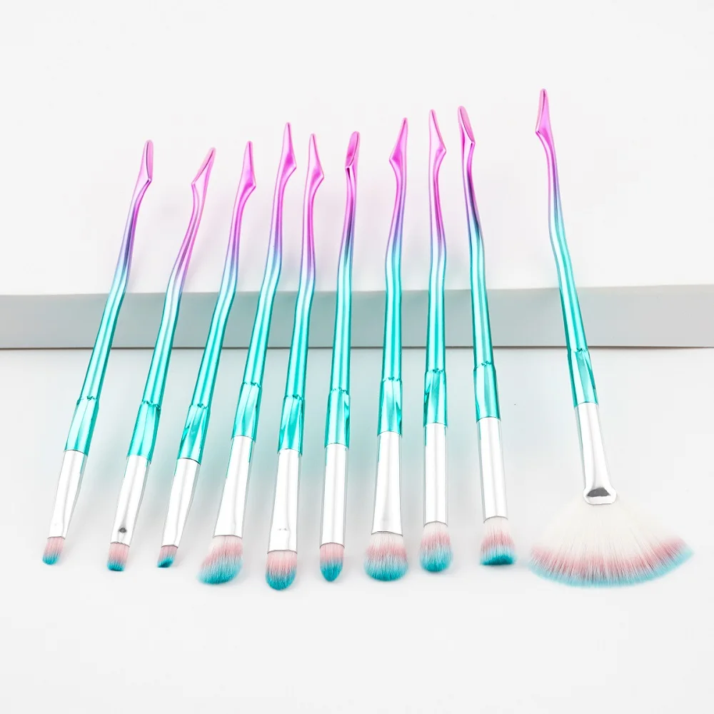 2017 New 10pcs/set Eye Shadow Foundation Eyebrow Brush Makeup Brush Tool Legs shape Gradient color Cosmetics Makeup Brush Set
2017 New 10pcs/set Eye Shadow Foundation Eyebrow Brush Makeup Brush Tool Legs shape Gradient color Cosmetics Makeup Brush Set
