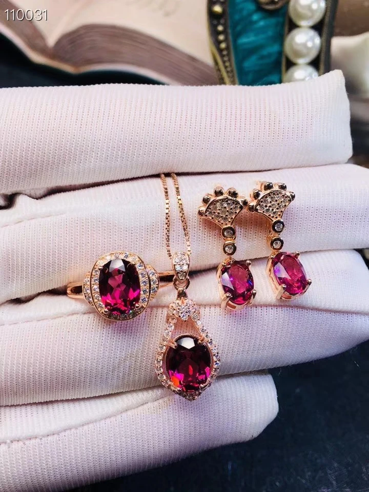 KJJEAXCMY boutique jewels 925 Silver-inlaid Natural Magnesium Aluminum Garnet Gemstone Ring Dropping Earrings Set Support Detect
KJJEAXCMY boutique jewels 925 Silver-inlaid Natural Magnesium Aluminum Garnet Gemstone Ring Dropping Earrings Set Support Detect
