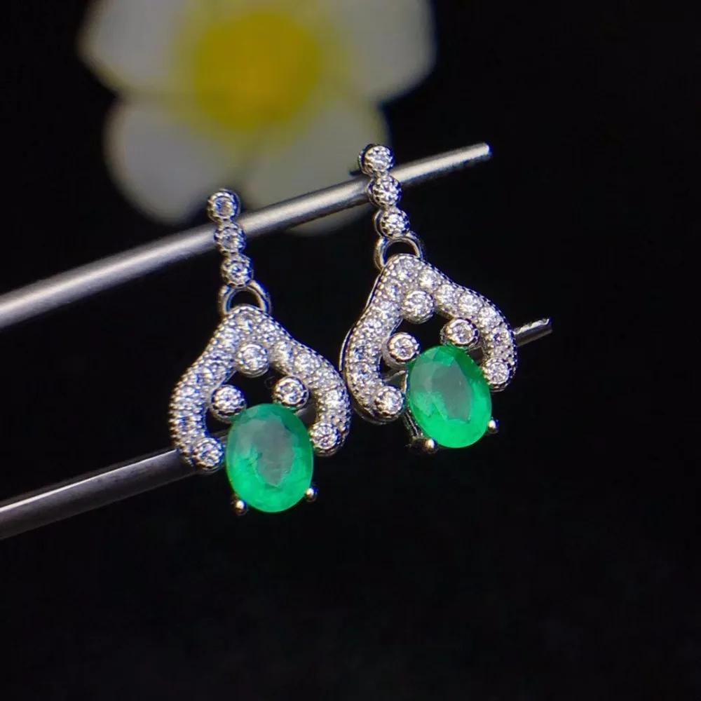 KJJEAXCMY fine jewelry Identification of 925 Silver-inlaid Celestial Emerald Ear Nails opikly
KJJEAXCMY fine jewelry Identification of 925 Silver-inlaid Celestial Emerald Ear Nails opikly