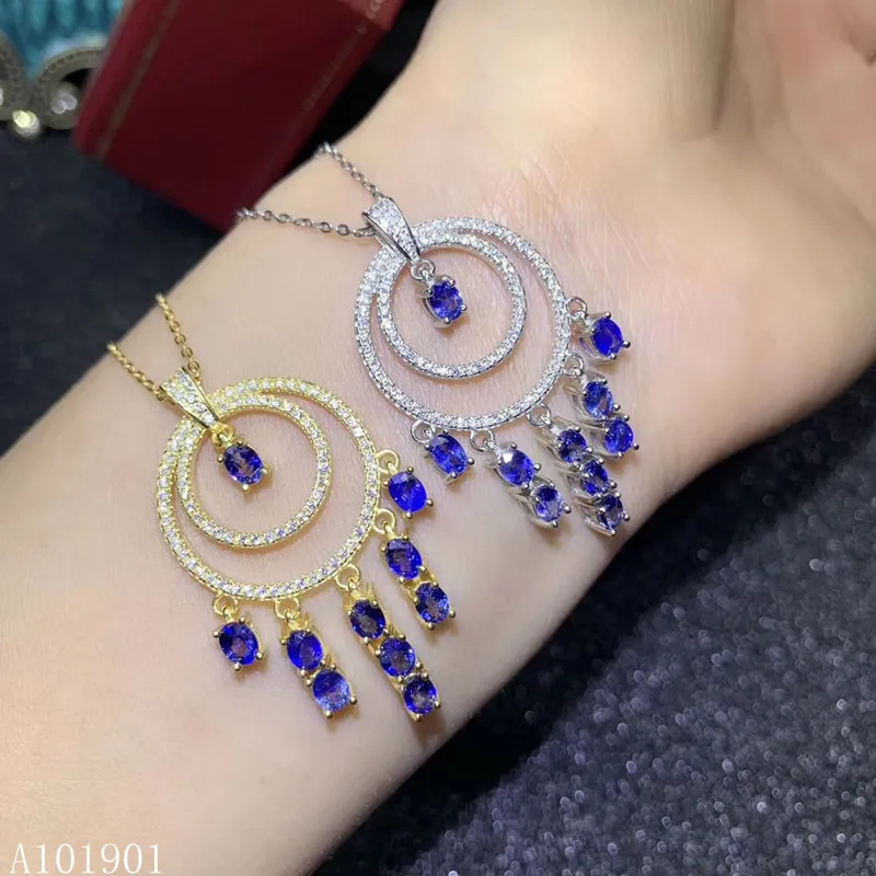 KJJEAXCMY boutique jewels 925 sterling silver inlaid natural sapphire lady Pendant Necklace support detection
KJJEAXCMY boutique jewels 925 sterling silver inlaid natural sapphire lady Pendant Necklace support detection