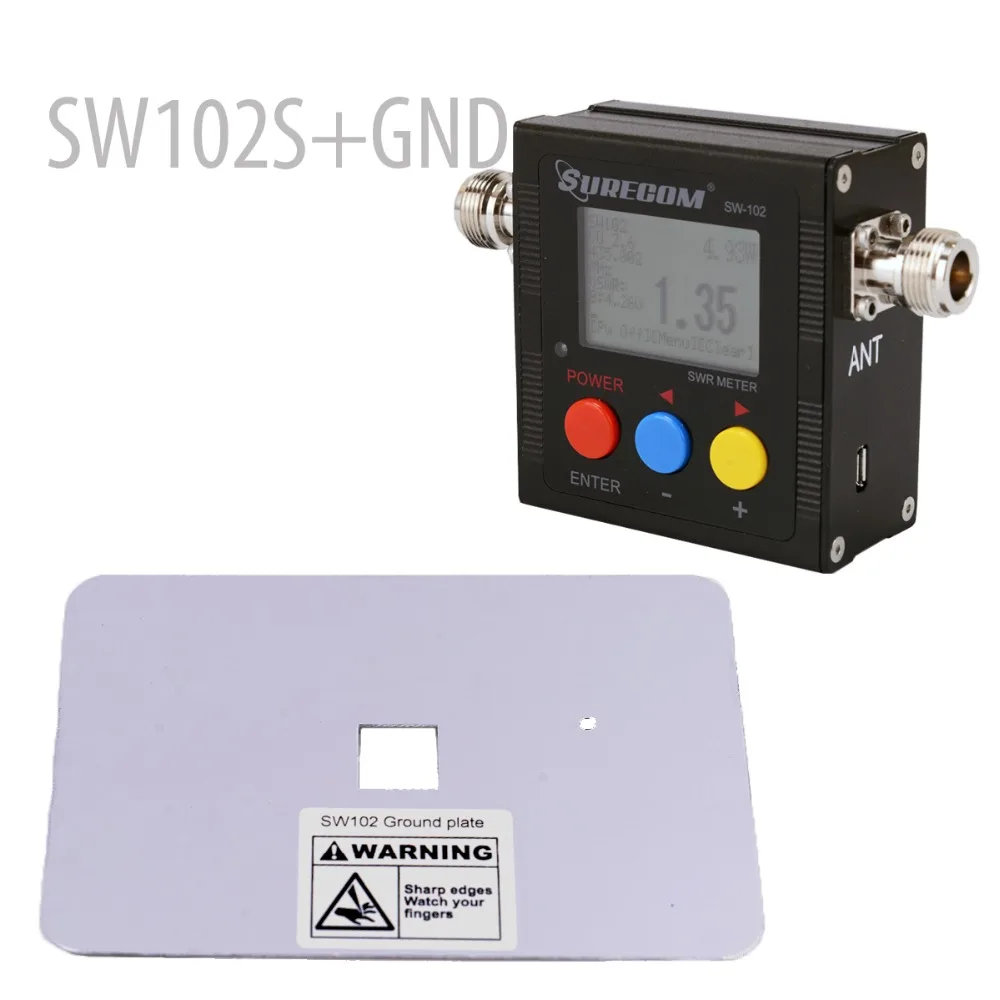 SURECOM УФ цифровой VHF/UHF Мощность с SW 102S Surecom земли плиты|Детали устройств связи| |