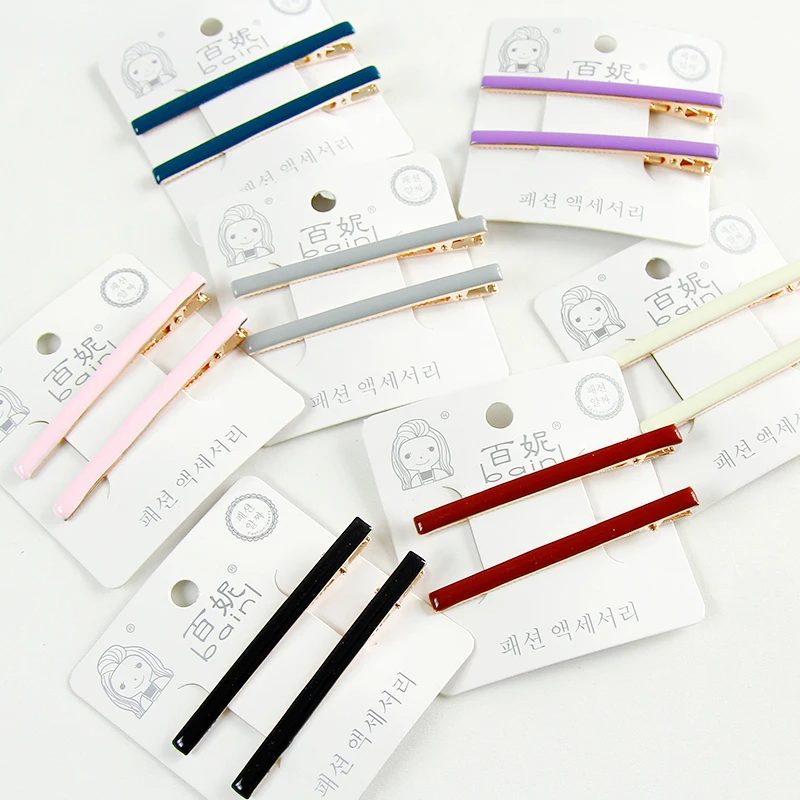 2 pcs/set- Korean Version Sweet Pure Color Glaze Monogrammed Side Clip Woman Simple Temperament Hair Clip Girls Hair Accessories
2 pcs/set- Korean Version Sweet Pure Color Glaze Monogrammed Side Clip Woman Simple Temperament Hair Clip Girls Hair Accessories