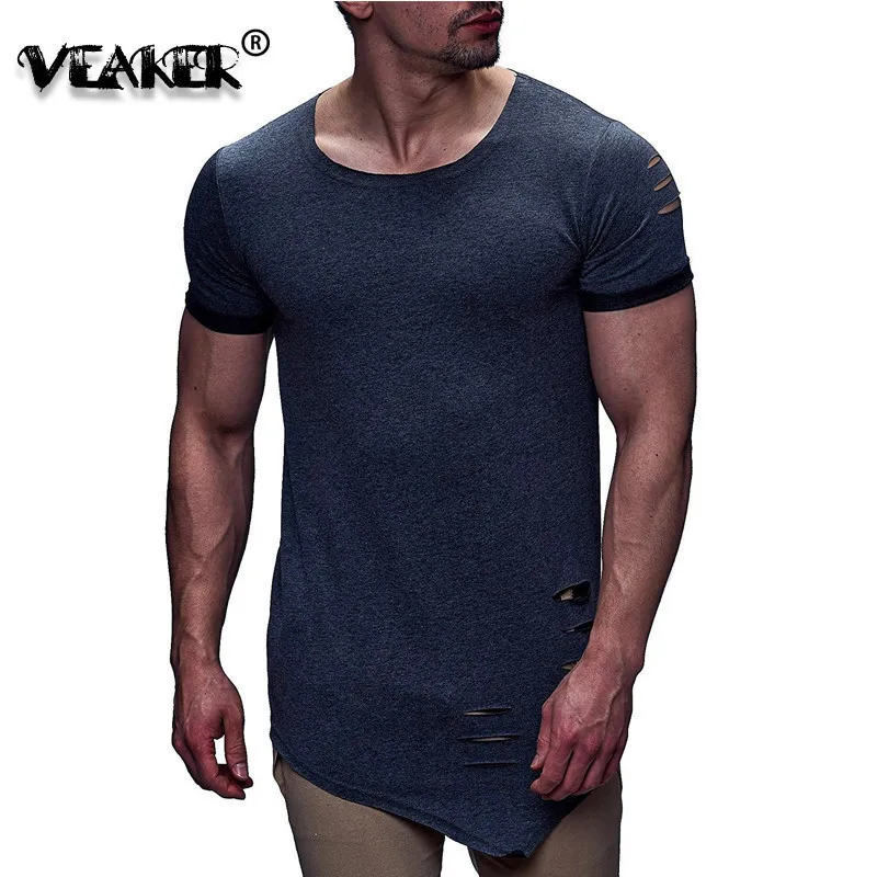 2018 Mens Hip Hop Short Sleeve t-shirts Hollow out irregular Fitness T-Shirt Male Casual Streetwear Slim Fit solid Tops tshirt
2018 Mens Hip Hop Short Sleeve t-shirts Hollow out irregular Fitness T-Shirt Male Casual Streetwear Slim Fit solid Tops tshirt