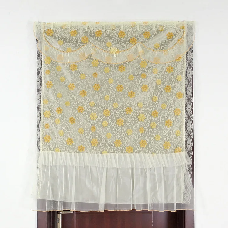 Door Curtain 115*95 CM Lace Curtain Floral Pattern Pastoral Style Offset Door Curtain
Door Curtain 115*95 CM Lace Curtain Floral Pattern Pastoral Style Offset Door Curtain