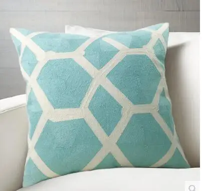 45x45cm Lake Blue full embroidered cushion cover geometric throw pillow covers for cushion lumbar pillowcase indoor
45x45cm Lake Blue full embroidered cushion cover geometric throw pillow covers for cushion lumbar pillowcase indoor