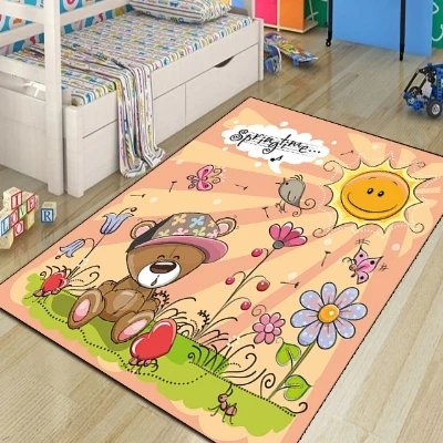 Else Orange Floor Spring Bears On Floral Flowers 3d Print Non Slip Microfiber Children Kids Room Decorative Area Rug Kids Mat
Else Orange Floor Spring Bears On Floral Flowers 3d Print Non Slip Microfiber Children Kids Room Decorative Area Rug Kids Mat