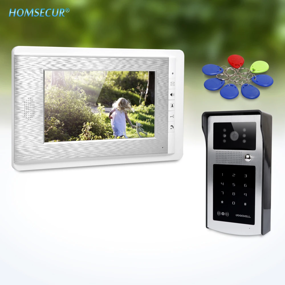 HOMSECUR 7inch Video Door Entry Phone Call System with IR Night Vision for Home Security XC004-S+XM708-S
HOMSECUR 7inch Video Door Entry Phone Call System with IR Night Vision for Home Security XC004-S+XM708-S