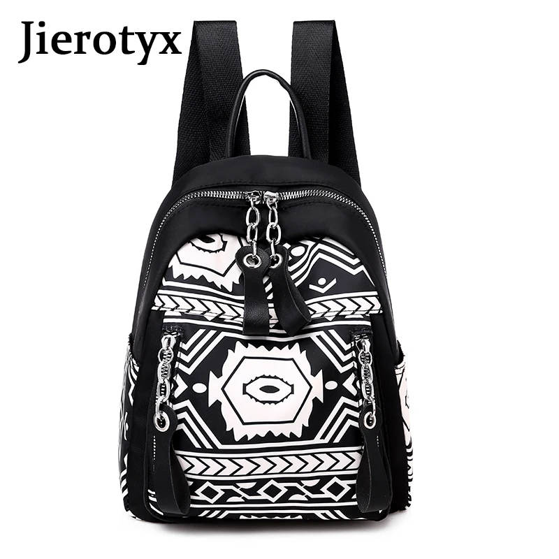 JIEROTYX рюкзак с защитой от кражи женские водонепроницаемые сумки в стиле панк