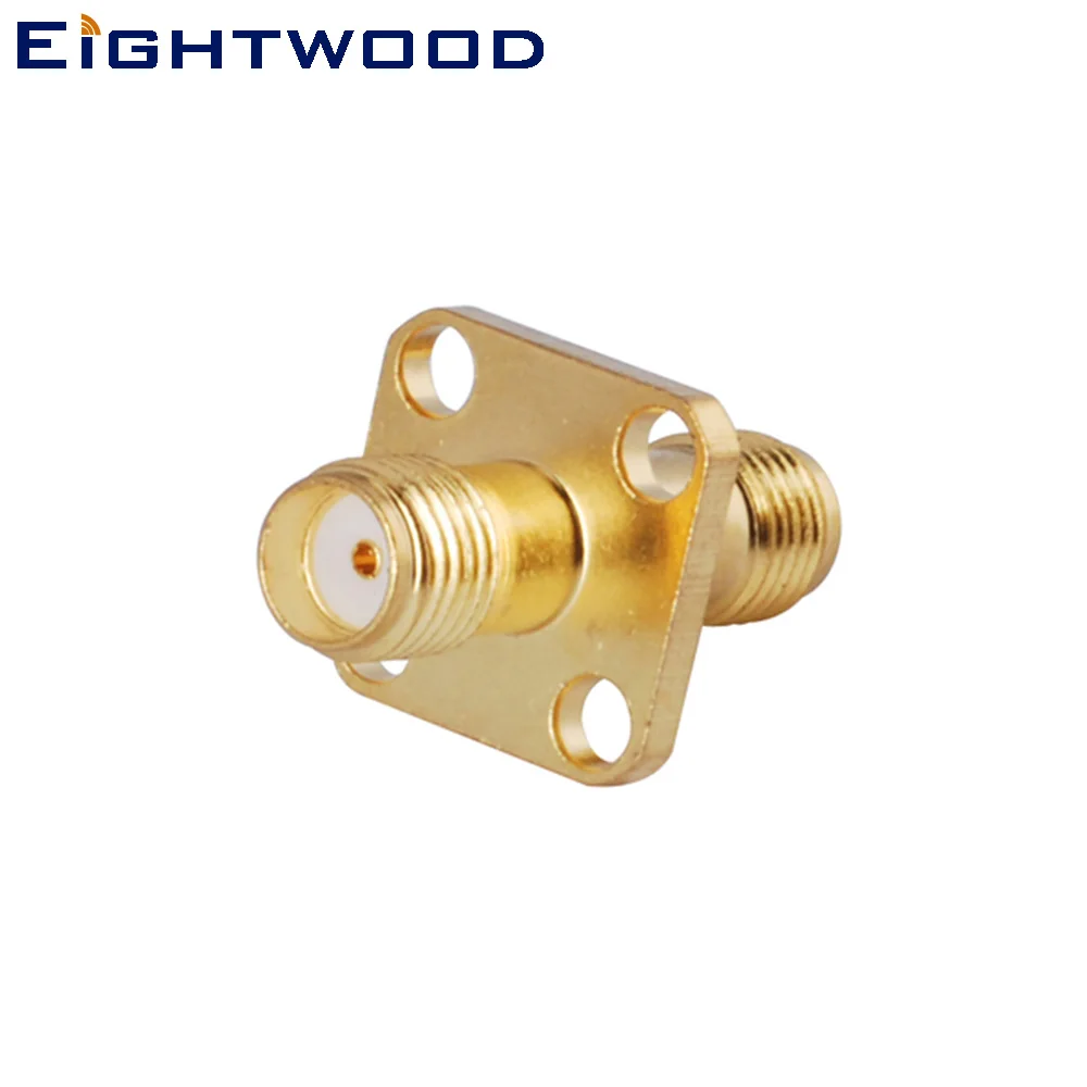 Eightwood SMA to SMA RF Coaxial Adapter SMA Jack Female to SMA Jack Female RF Coaxial Connector Panel Mount Medium Version
Eightwood SMA to SMA RF Coaxial Adapter SMA Jack Female to SMA Jack Female RF Coaxial Connector Panel Mount Medium Version