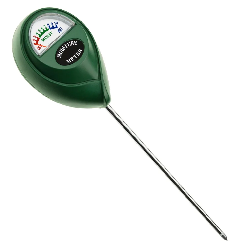 Soil Moisture Meter Tester Probe Sensor (Green), Gardening Plants Growth Watering Quality Monitoring Test Tool Kits
Soil Moisture Meter Tester Probe Sensor (Green), Gardening Plants Growth Watering Quality Monitoring Test Tool Kits