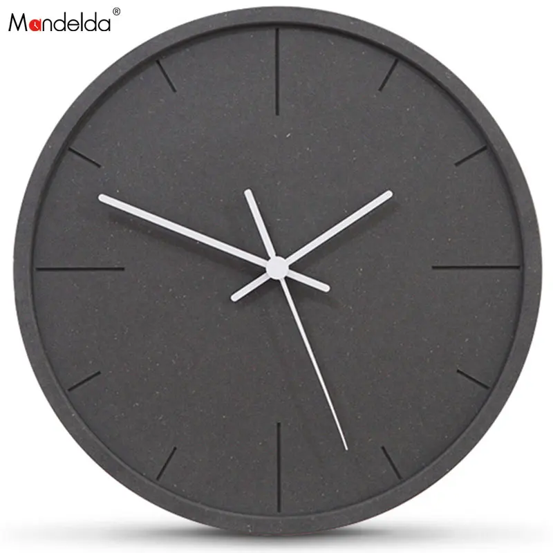 2018 Черная пятница рекламные Mandelda бесшумные кварцевые часы для домашнего декора