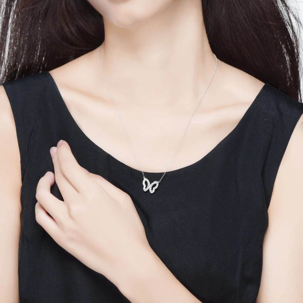 l&zuan Pendant Necklace For Women S925 Sterling Silver Fine Jewelry Beautiful Butterfly White Cubic Zirconia Creative Necklace
l&zuan Pendant Necklace For Women S925 Sterling Silver Fine Jewelry Beautiful Butterfly White Cubic Zirconia Creative Necklace