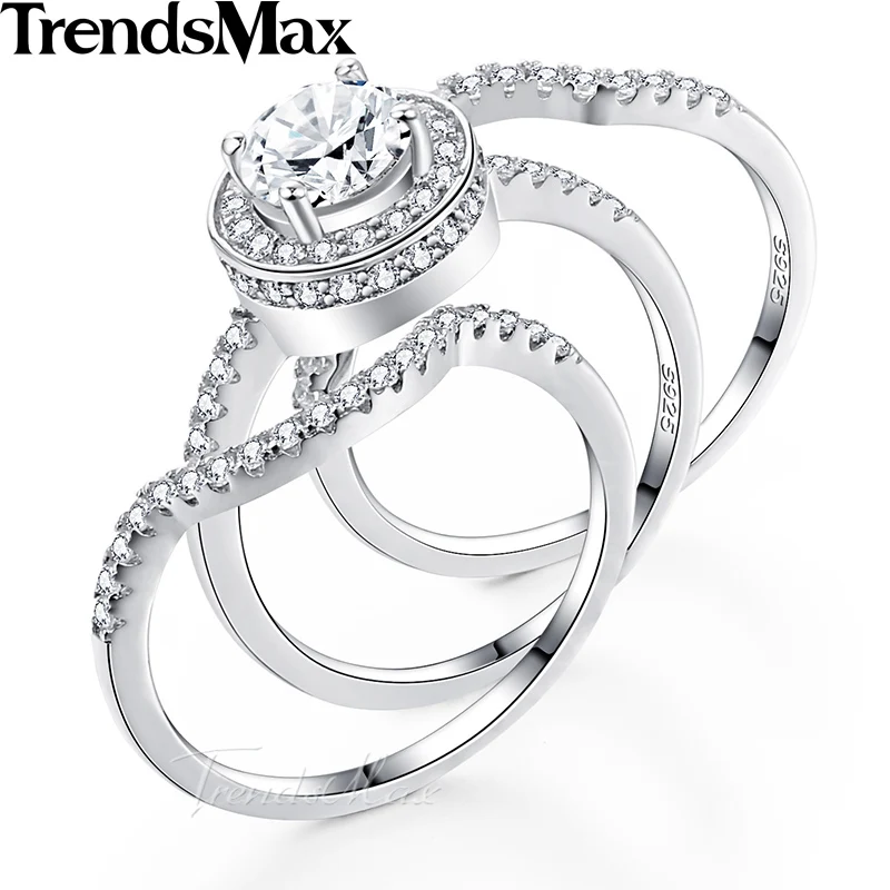 Женское кольцо с фианитом Trendsmax, серебряное кольцо с круглой огранкой для свадьбы и помолвки, 3-7,2 карата, KSRM02
Женское кольцо с фианитом Trendsmax, серебряное кольцо с круглой огранкой для свадьбы и помолвки, 3-7,2 карата, KSRM02