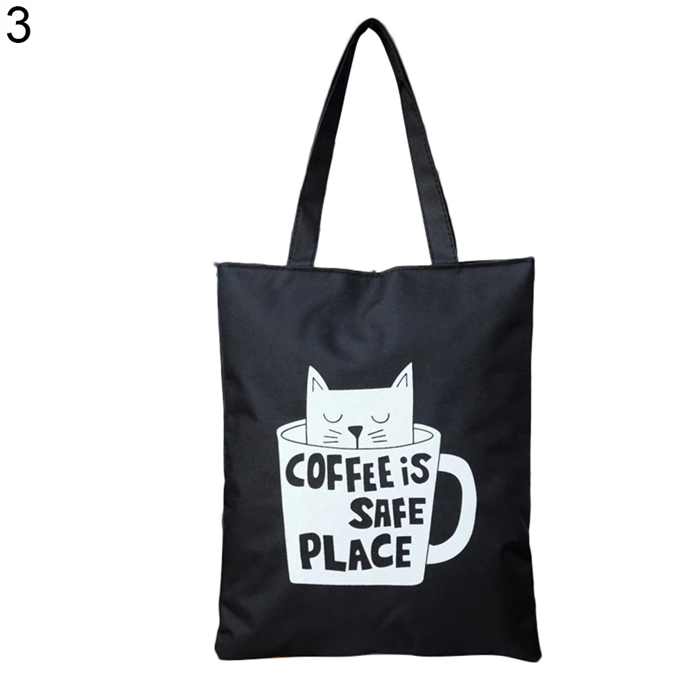 Fashion Canvas Handbag Cute Animal Cat Pattern Large Capacity Shopping Pouch Tote Women Student Shoulder Bag
Fashion Canvas Handbag Cute Animal Cat Pattern Large Capacity Shopping Pouch Tote Women Student Shoulder Bag
