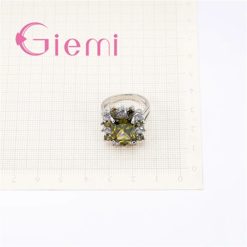 100% Pure Silver Crystal Rings Brand Classic Square Yellow/Yellow Round Fashion Jewelry Ring For Dancing Party Gifts
100% Pure Silver Crystal Rings Brand Classic Square Yellow/Yellow Round Fashion Jewelry Ring For Dancing Party Gifts