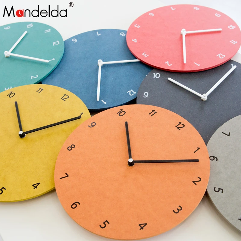 Mandelda Wall Clocks 10inch Brief Modern Wall Watch Multiple Colour Silent Watches Home Decoration for living room bedroom
Mandelda Wall Clocks 10inch Brief Modern Wall Watch Multiple Colour Silent Watches Home Decoration for living room bedroom