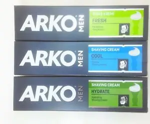 ARKO Men's Shaving Cream 3 x 3.4 oz , 3 types arko mix set FRESH,COOL,HYDRATE
ARKO Men's Shaving Cream 3 x 3.4 oz , 3 types arko mix set FRESH,COOL,HYDRATE