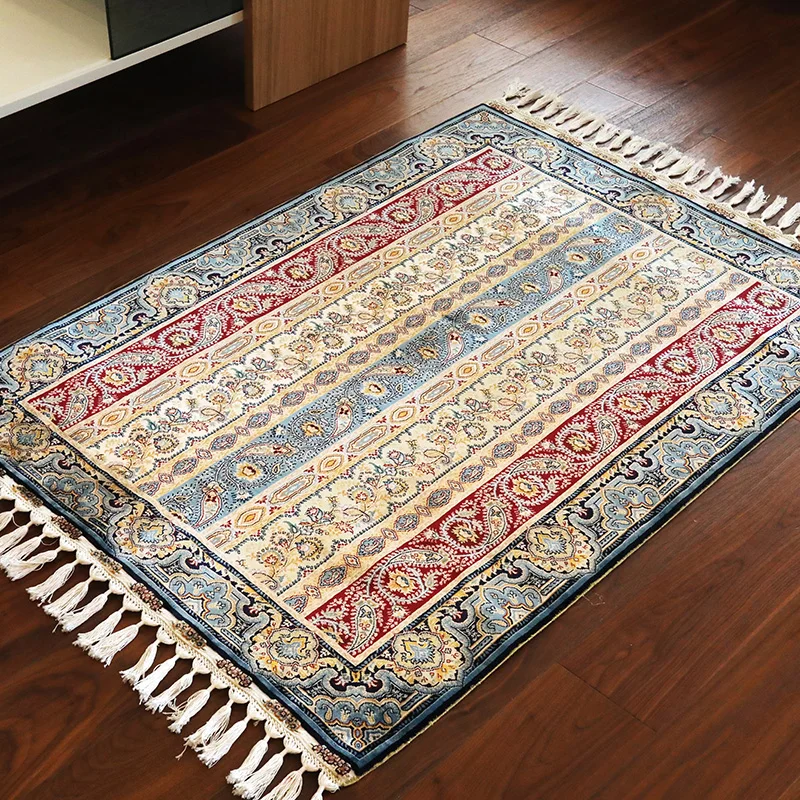 230 Line Hand Knotted Silk Carpet Persian Handmade Carpets And Rugs For Living Room
230 Line Hand Knotted Silk Carpet Persian Handmade Carpets And Rugs For Living Room