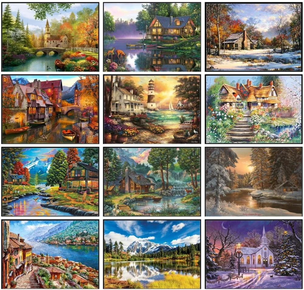 Embroidery Counted Cross Stitch Kits Needlework - Crafts 14 ct DMC Color DIY Arts Handmade Decor - Landscape 258x182
Embroidery Counted Cross Stitch Kits Needlework - Crafts 14 ct DMC Color DIY Arts Handmade Decor - Landscape 258x182