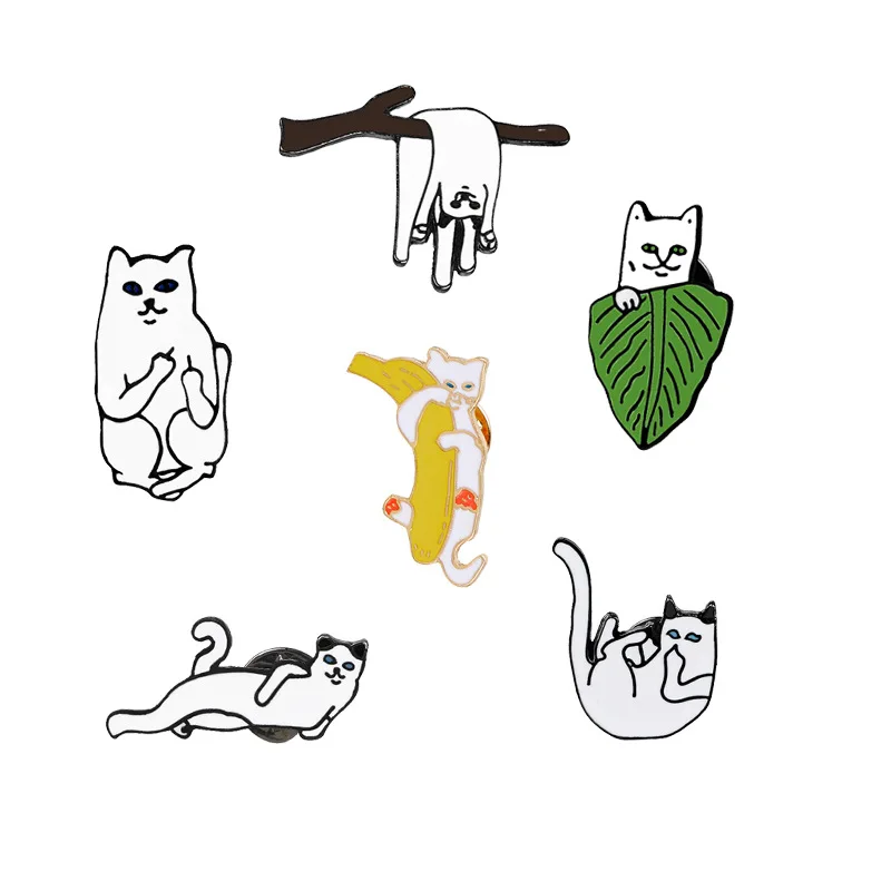 Wholesale 50pcs/lot Fashion Cute Creative Posture Different Kitten Alloy Brooch Enamel Badge Clothing Jewelry Accessies
Wholesale 50pcs/lot Fashion Cute Creative Posture Different Kitten Alloy Brooch Enamel Badge Clothing Jewelry Accessies