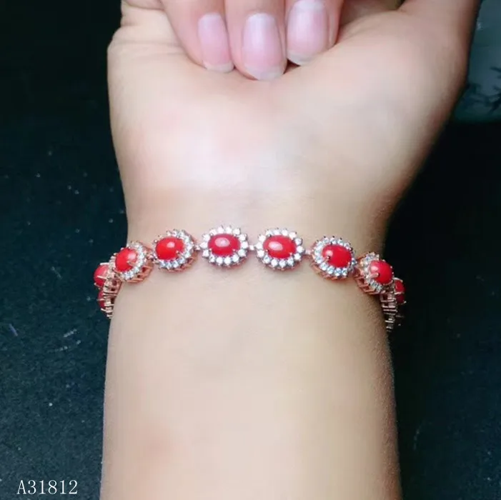 KJJEAXCMY Fine jewelry 925 Silver-inlaid Natural Red Coral Ruby Lady's Bracelet Set Support Detection lkoiu
KJJEAXCMY Fine jewelry 925 Silver-inlaid Natural Red Coral Ruby Lady's Bracelet Set Support Detection lkoiu
