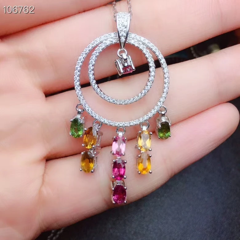 KJJEAXCMY Fine Jewelry 925 sterling silver inlaid natural tourmaline female hand pendant + necklace support detection of new lux
KJJEAXCMY Fine Jewelry 925 sterling silver inlaid natural tourmaline female hand pendant + necklace support detection of new lux