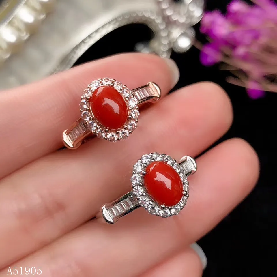 KJJEAXCMY boutique jewelry 925 sterling silver inlaid natural red coral gemstone female luxury ring support detection
KJJEAXCMY boutique jewelry 925 sterling silver inlaid natural red coral gemstone female luxury ring support detection