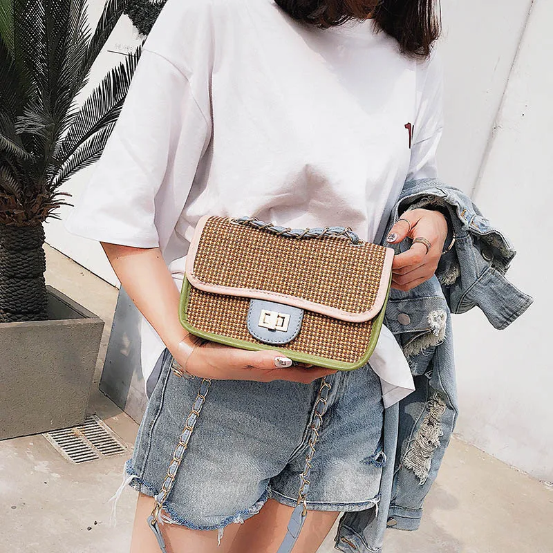 Bohemian Women Straw Handbags INS Popular Small Beach Hand Bag Summer Vintage Rattan Bag Handmade Kintted Crossbody Bag SS3209
Bohemian Women Straw Handbags INS Popular Small Beach Hand Bag Summer Vintage Rattan Bag Handmade Kintted Crossbody Bag SS3209
