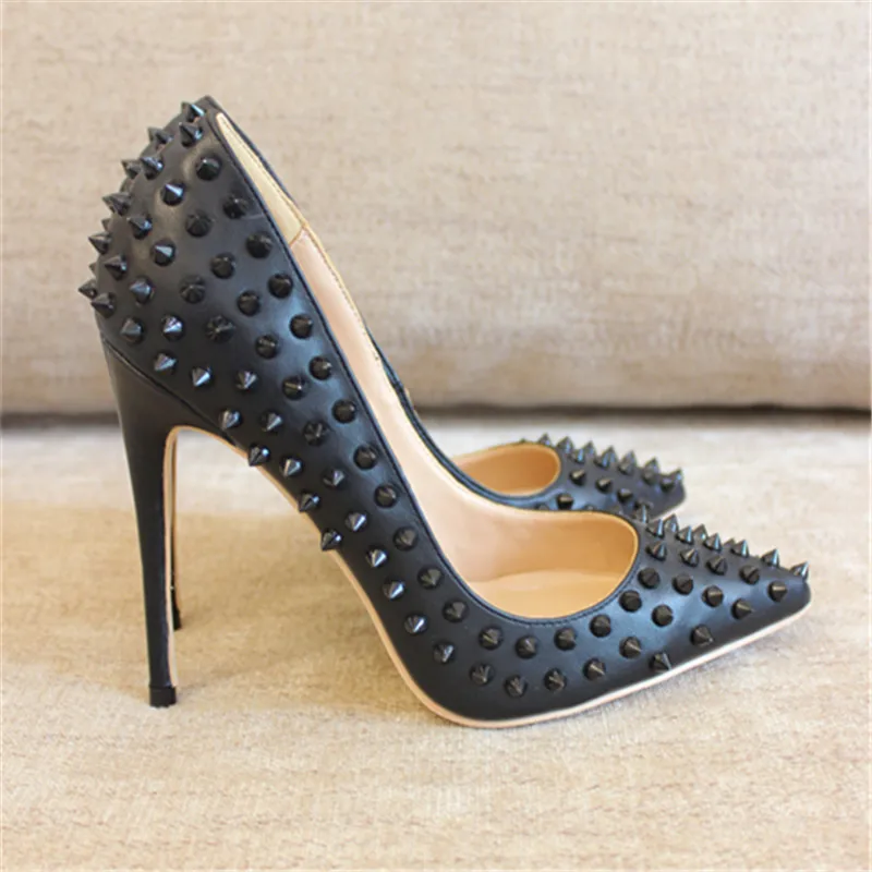 Free shipping fashion women Pumps Black matt studded spikes Pointy toe high heels shoes size33-43 12cm 10cm 8cm party shoes
Free shipping fashion women Pumps Black matt studded spikes Pointy toe high heels shoes size33-43 12cm 10cm 8cm party shoes