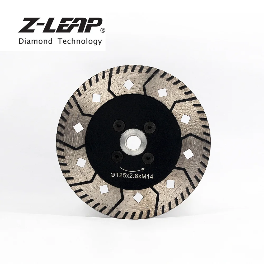 Z-LEAP 5" Diamond Saw Blades 125mm Turbo Diamond Cutting Disc M14 Circular Saw With Flange Cutting Blade For Stone Granite
Z-LEAP 5" Diamond Saw Blades 125mm Turbo Diamond Cutting Disc M14 Circular Saw With Flange Cutting Blade For Stone Granite