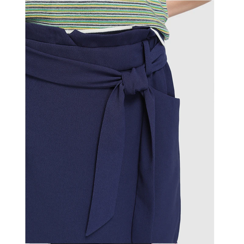 Fórmula Joven короткая юбка бумага с карманами повседневное уличное Платье Лето