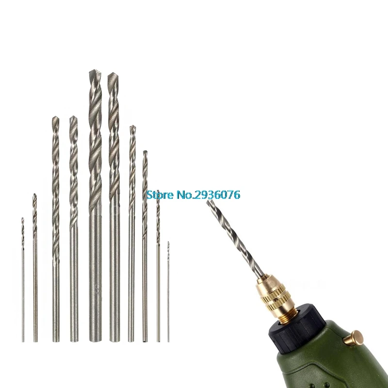 OOTDTY 10Pcs/lot High Speed HSS White Steel Twist Drill Bit Set For Dremel Rotary Tool MAR15_0
OOTDTY 10Pcs/lot High Speed HSS White Steel Twist Drill Bit Set For Dremel Rotary Tool MAR15_0