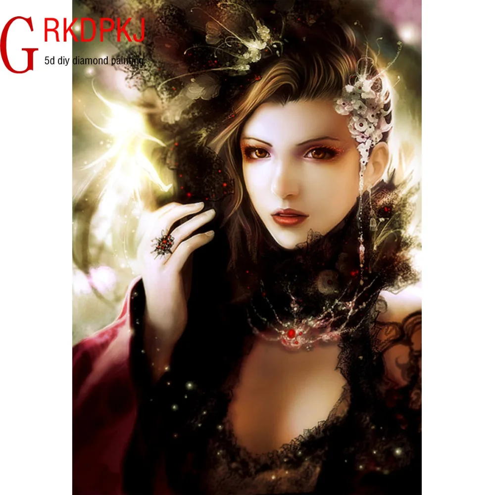 GRKDPKJ 5d diamond painting full drill square diamond embroidery Cross stitch pictures of rhinestones Fantasy woman princess ima
GRKDPKJ 5d diamond painting full drill square diamond embroidery Cross stitch pictures of rhinestones Fantasy woman princess ima