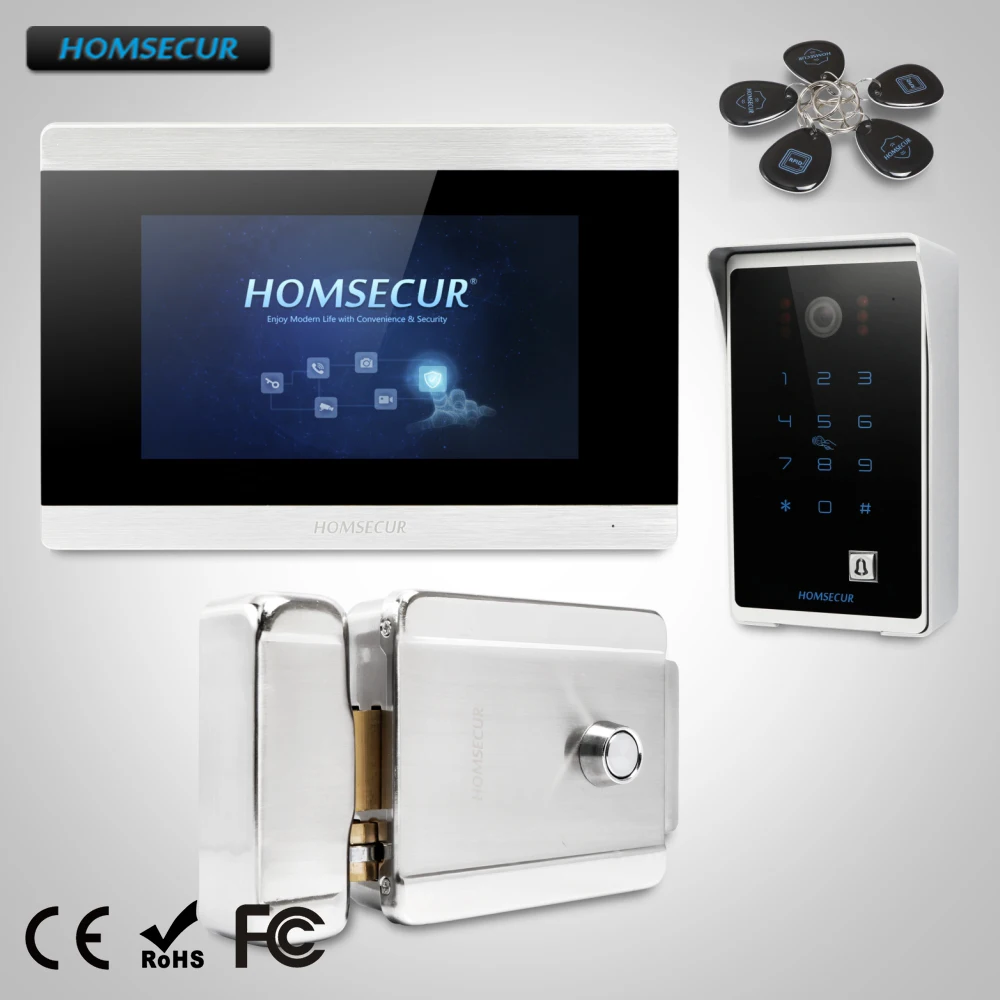 HOMSECUR 7 "Проводной Видео и Аудио Домашний Интерком + Доступ по Паролю и ID для Дома/Квартиры
HOMSECUR 7 "Проводной Видео и Аудио Домашний Интерком + Доступ по Паролю и ID для Дома/Квартиры