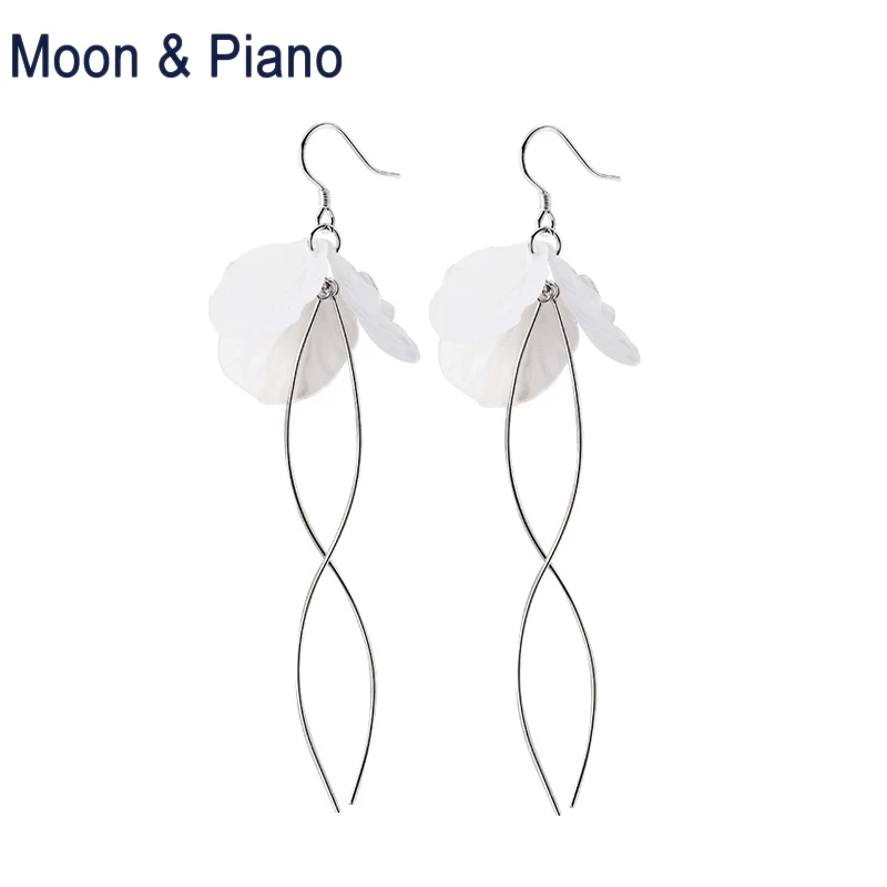 1 Pair Shell Drop Earrings Exquisite White Flower Shape Earring With Long Tassel High Quality Romantic Engagement Gift For Women
1 Pair Shell Drop Earrings Exquisite White Flower Shape Earring With Long Tassel High Quality Romantic Engagement Gift For Women