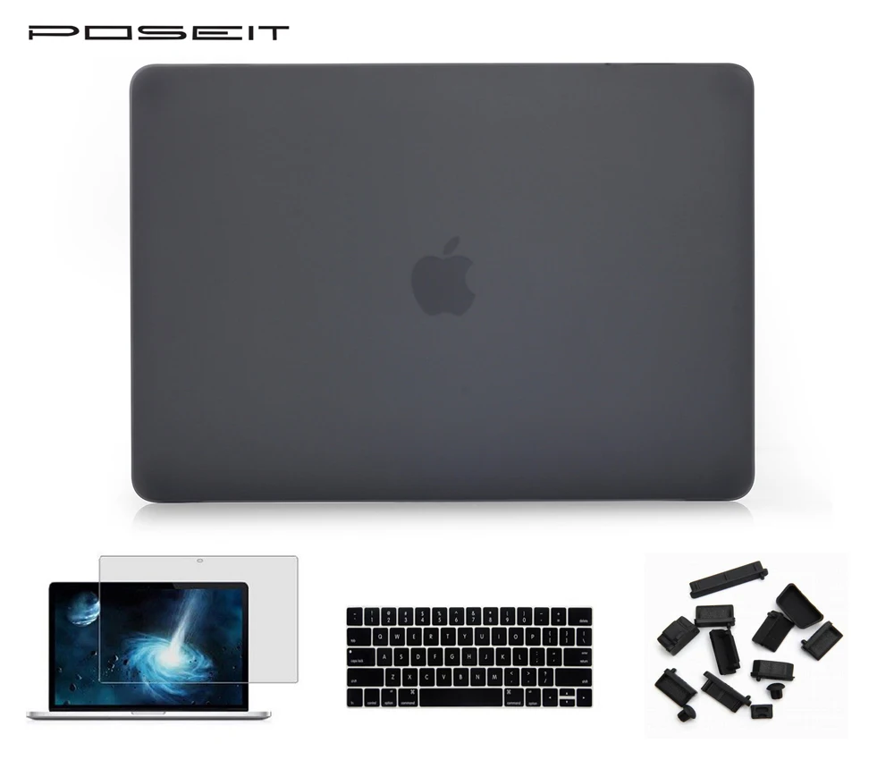 Matte Hard Case Cover+Keyboard Cover+Screen Film+Dust Plugs For Macbook Air 11 13 Pro Retina 12 13 15 Touch Bar 13 15
Matte Hard Case Cover+Keyboard Cover+Screen Film+Dust Plugs For Macbook Air 11 13 Pro Retina 12 13 15 Touch Bar 13 15