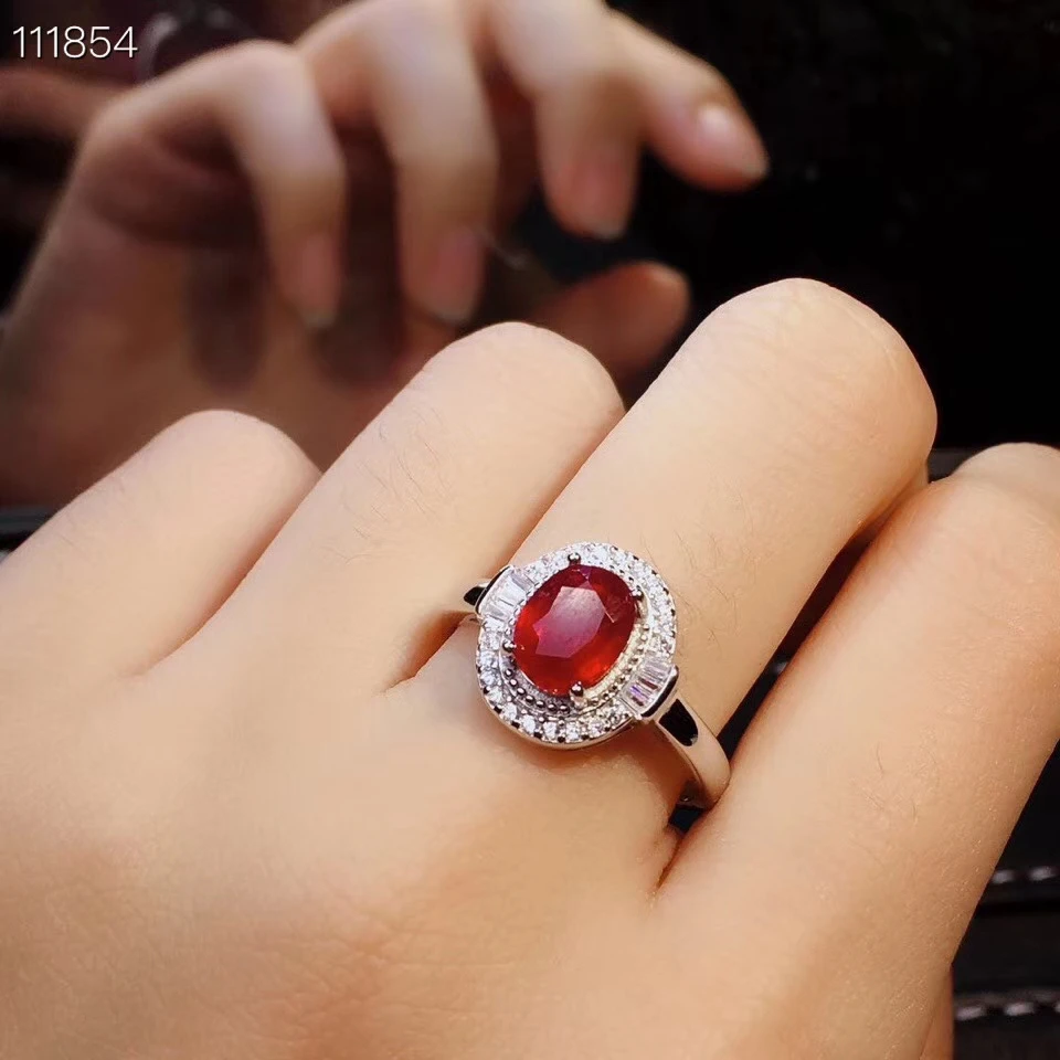 KJJEAXCMY boutique jewels 925 sterling silver inset natural ruby ladies ring pendant necklace earrings set to support detecti
KJJEAXCMY boutique jewels 925 sterling silver inset natural ruby ladies ring pendant necklace earrings set to support detecti