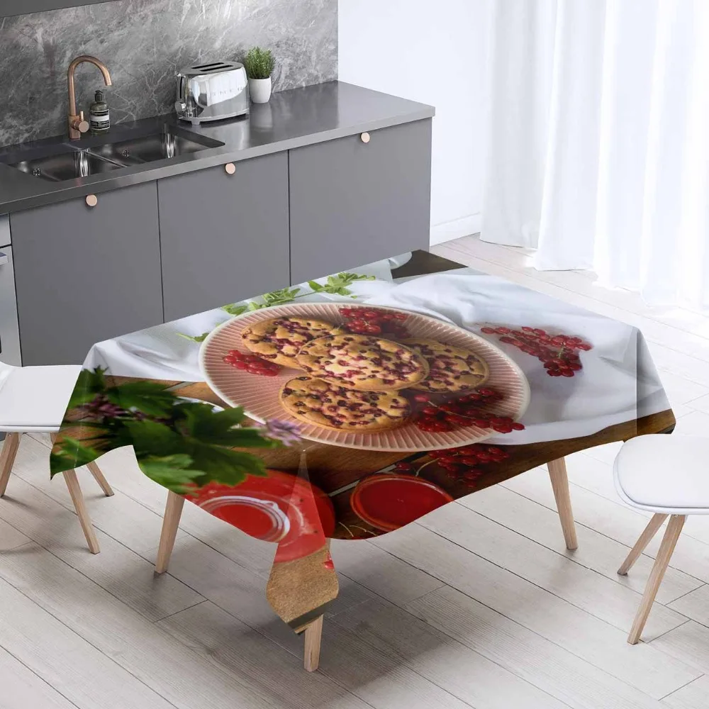 Else Brown Cakes Cookie on White Plates 3d Print Washable Dustproof Thicken Cotton Cloth Rectangular Square Kitchen Tablecloth
Else Brown Cakes Cookie on White Plates 3d Print Washable Dustproof Thicken Cotton Cloth Rectangular Square Kitchen Tablecloth