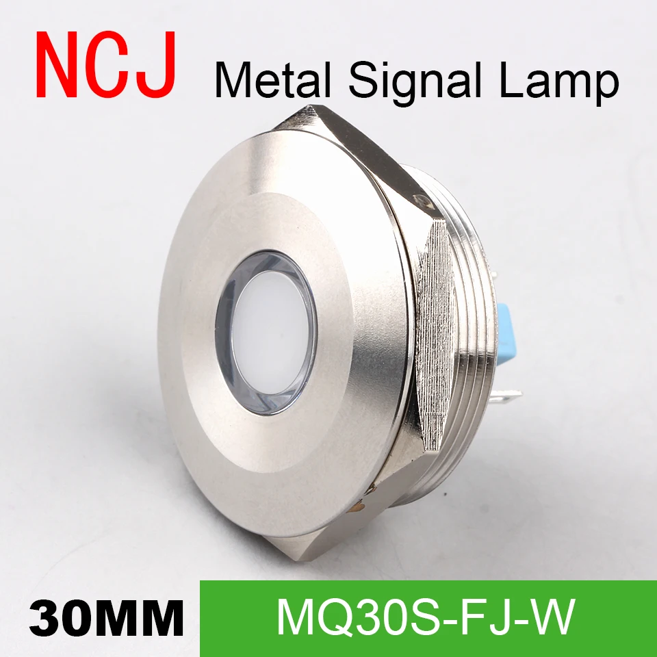 NCJ 30mm Metal LED Signal lamp Indicator pilot Warning light Signalization boat car panel dashboard 3V 6V 12V 24V 110V 220V
NCJ 30mm Metal LED Signal lamp Indicator pilot Warning light Signalization boat car panel dashboard 3V 6V 12V 24V 110V 220V