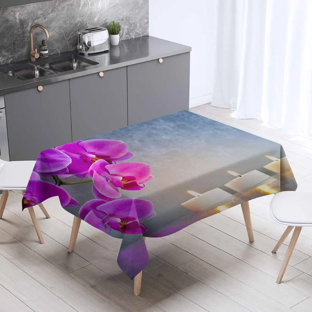 Else Gray Floor Purple Orchid Flower Candle 3d Pattern Print Washable Thicken Cotton Cloth Rectangular Square Kitchen Tablecloth
Else Gray Floor Purple Orchid Flower Candle 3d Pattern Print Washable Thicken Cotton Cloth Rectangular Square Kitchen Tablecloth