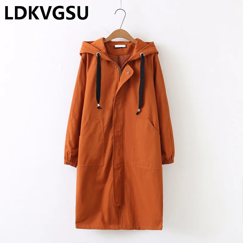 2018 New Korean Plus Size Spring Autumn Women Jacket Casual Over Knee Long Hooded Windbreaker Coats Female Large Size 4XL Is445
2018 New Korean Plus Size Spring Autumn Women Jacket Casual Over Knee Long Hooded Windbreaker Coats Female Large Size 4XL Is445