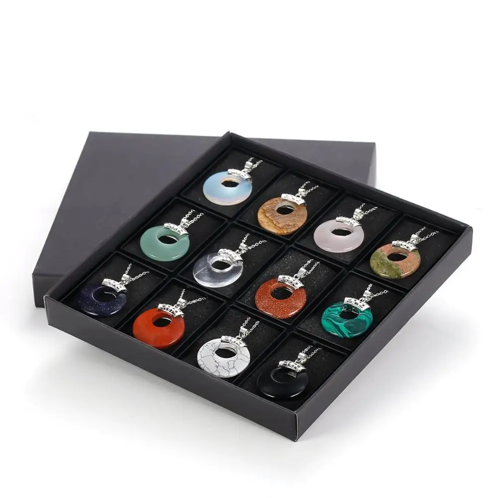 Trendy Natural Crystal Coin Quartz Stone Pendant Necklace Charm Chain Pendants Necklaces Jewelry For Women Gift
Trendy Natural Crystal Coin Quartz Stone Pendant Necklace Charm Chain Pendants Necklaces Jewelry For Women Gift