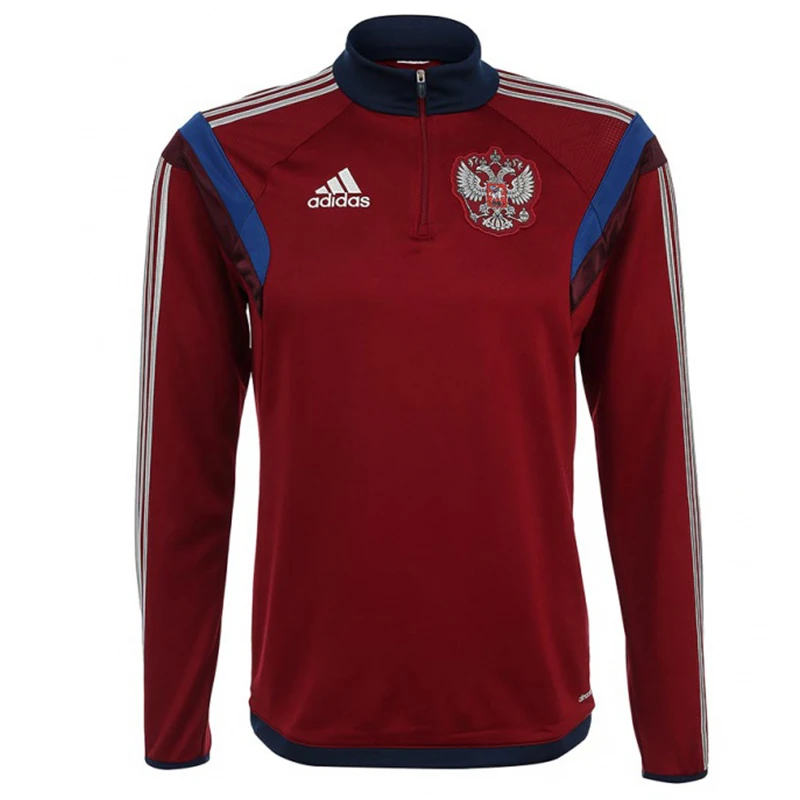 Топ тренировочный Сборная России Adidas G89075 Мужской Красный Функциональная молния