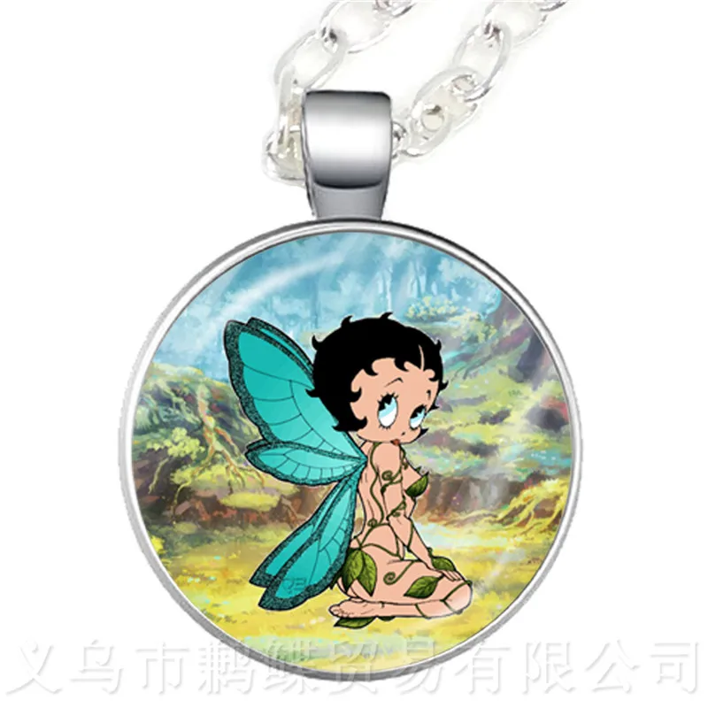 Classical Cartoon Characters Betty Boop Pattern Necklace Sexy And Charming Sweater chain Glass Dome Handmade Jewelry For Women
Classical Cartoon Characters Betty Boop Pattern Necklace Sexy And Charming Sweater chain Glass Dome Handmade Jewelry For Women