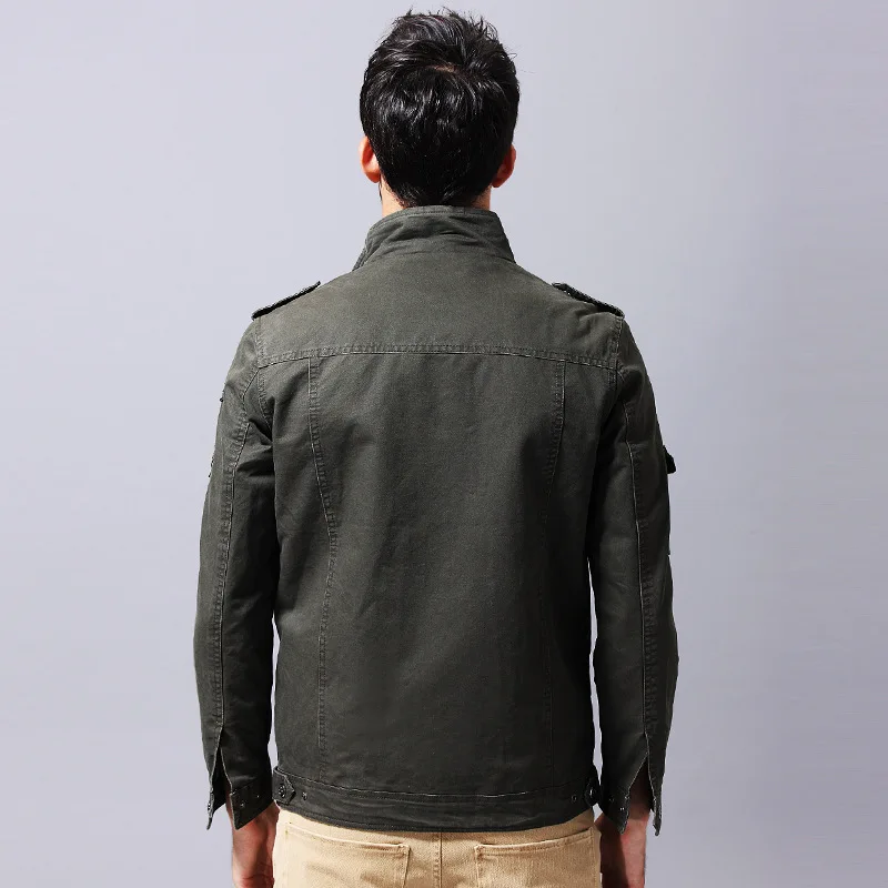 Spring Autumn Military Army Men Jacket Cotton Pilot Bomber Tactical Mens Jacket Coat Plus Size M-6XL
Spring Autumn Military Army Men Jacket Cotton Pilot Bomber Tactical Mens Jacket Coat Plus Size M-6XL