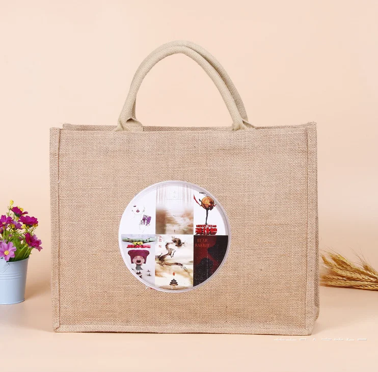 Waterproof Gunny Bag Jute Bag Tote in 40*35*20CM 1000pcs for shopping and promoting with logo 2 sides 1 color printing
Waterproof Gunny Bag Jute Bag Tote in 40*35*20CM 1000pcs for shopping and promoting with logo 2 sides 1 color printing