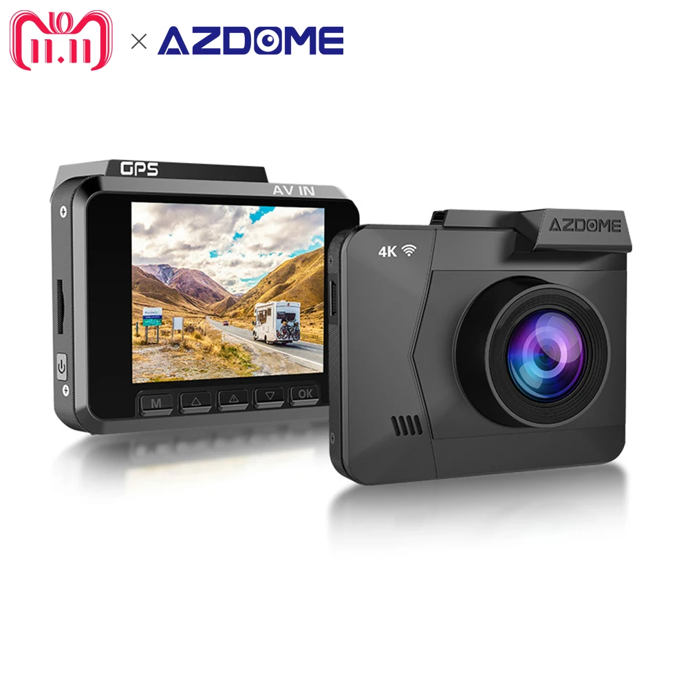 AZDOME M06 Скрытая 4 К 2160 P Wi Fi Автомобильные видеорегистраторы Регистраторы