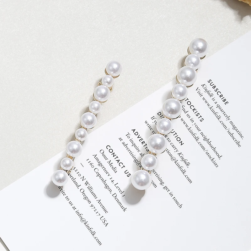 European and American Popular Style Girls' Pearl Hairpin Elegant And Temperament Hair Clip Woman Hair Accessories
European and American Popular Style Girls' Pearl Hairpin Elegant And Temperament Hair Clip Woman Hair Accessories