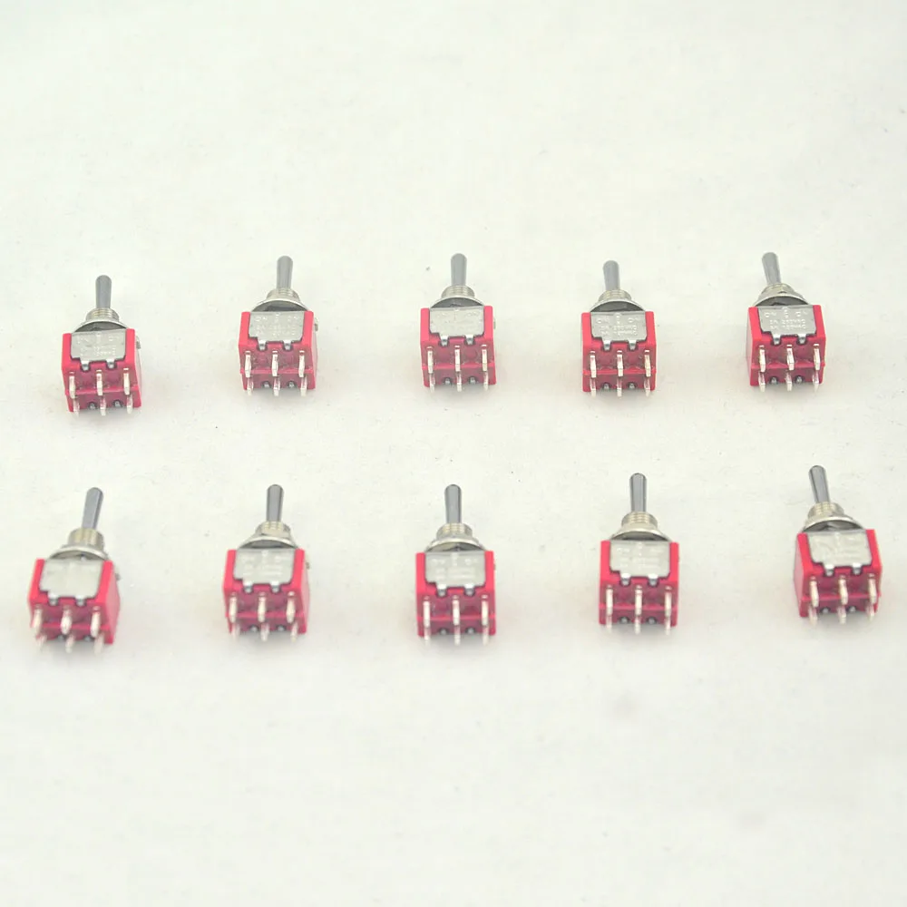 10 x Мини фотоэлементов переключатель DPDT ON-OFF-ON AC 5A/125V 2A/250V 6 контактов для гитары и басов
10 x Мини фотоэлементов переключатель DPDT ON-OFF-ON AC 5A/125V 2A/250V 6 контактов для гитары и басов
