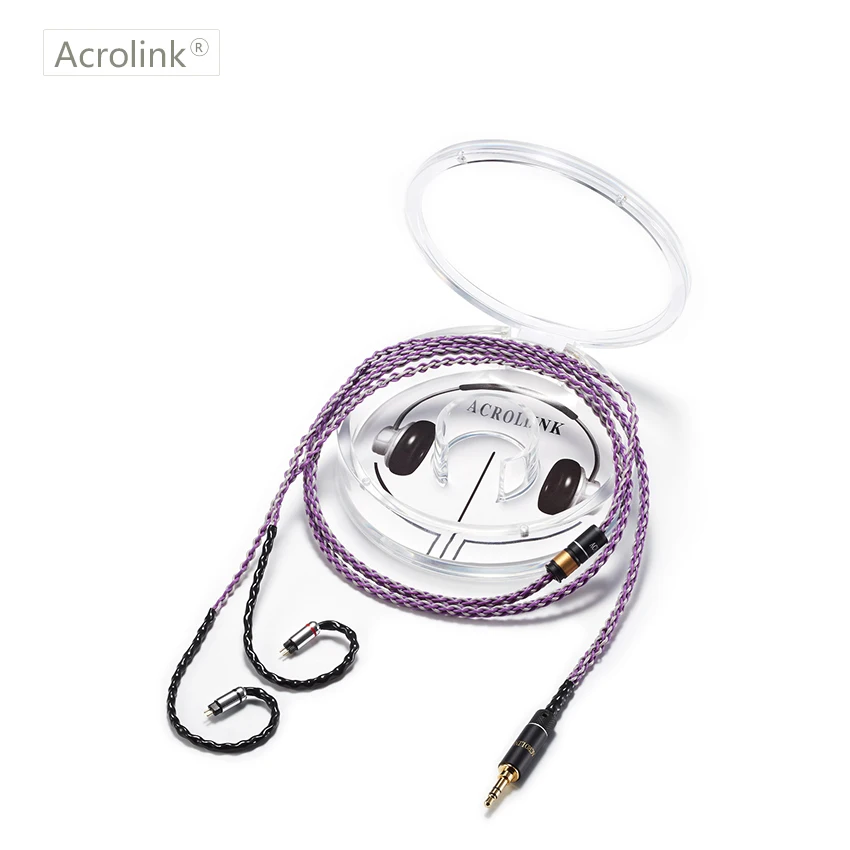 Acrolink 1.2m Upgraded Pcocc silver plated cable with 0.78mm 2Pins Interface for 3.5Plug Detachable Stereo Audio Headphone Cable
Acrolink 1.2m Upgraded Pcocc silver plated cable with 0.78mm 2Pins Interface for 3.5Plug Detachable Stereo Audio Headphone Cable
